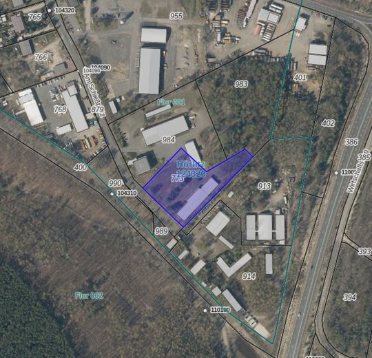 Bebautes Grundstück im Gewerbegebiet Hörlitz